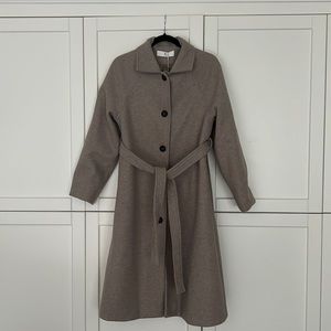 Commense coat in taupe. Brand new with tags. Size M.